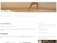 Tablet Screenshot of gracefulfitnessblog.com